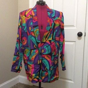 Retro 80s blazer jacket